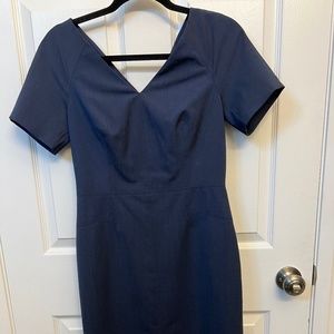 Banana Republic Lightweight Wool V-Neck Sheath Dress 2